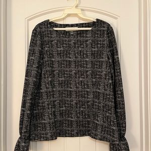 NWT - Kasper Long Sleeve Textured Knit Top